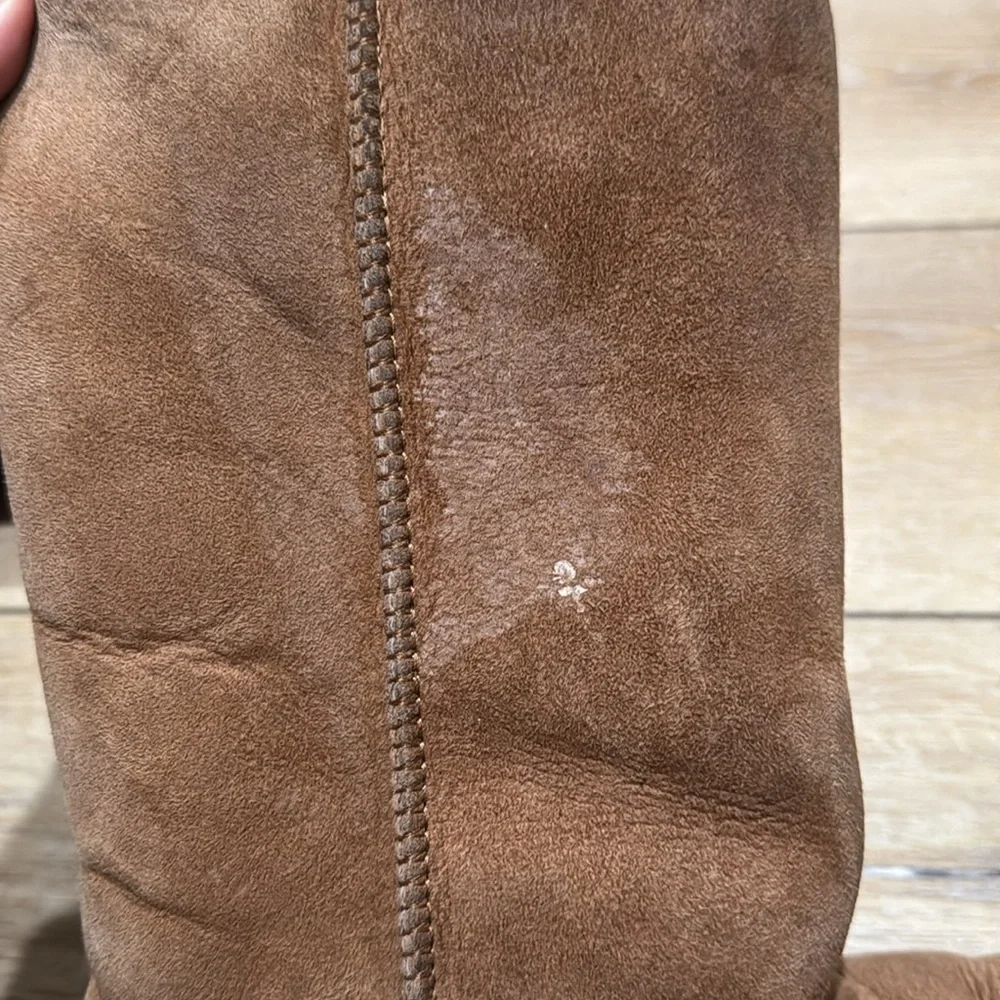 UGG Australia‎ Chestnut Sheepskin Tall Winter Comfort Boots Womens Sz W7